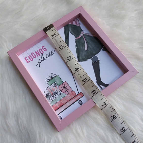 Handmade Girly Glam Christmas Decor Frame - Picture 4 of 6